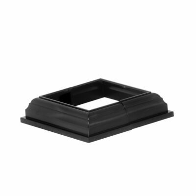 Pyntedeksel Vinylrekkverk sort