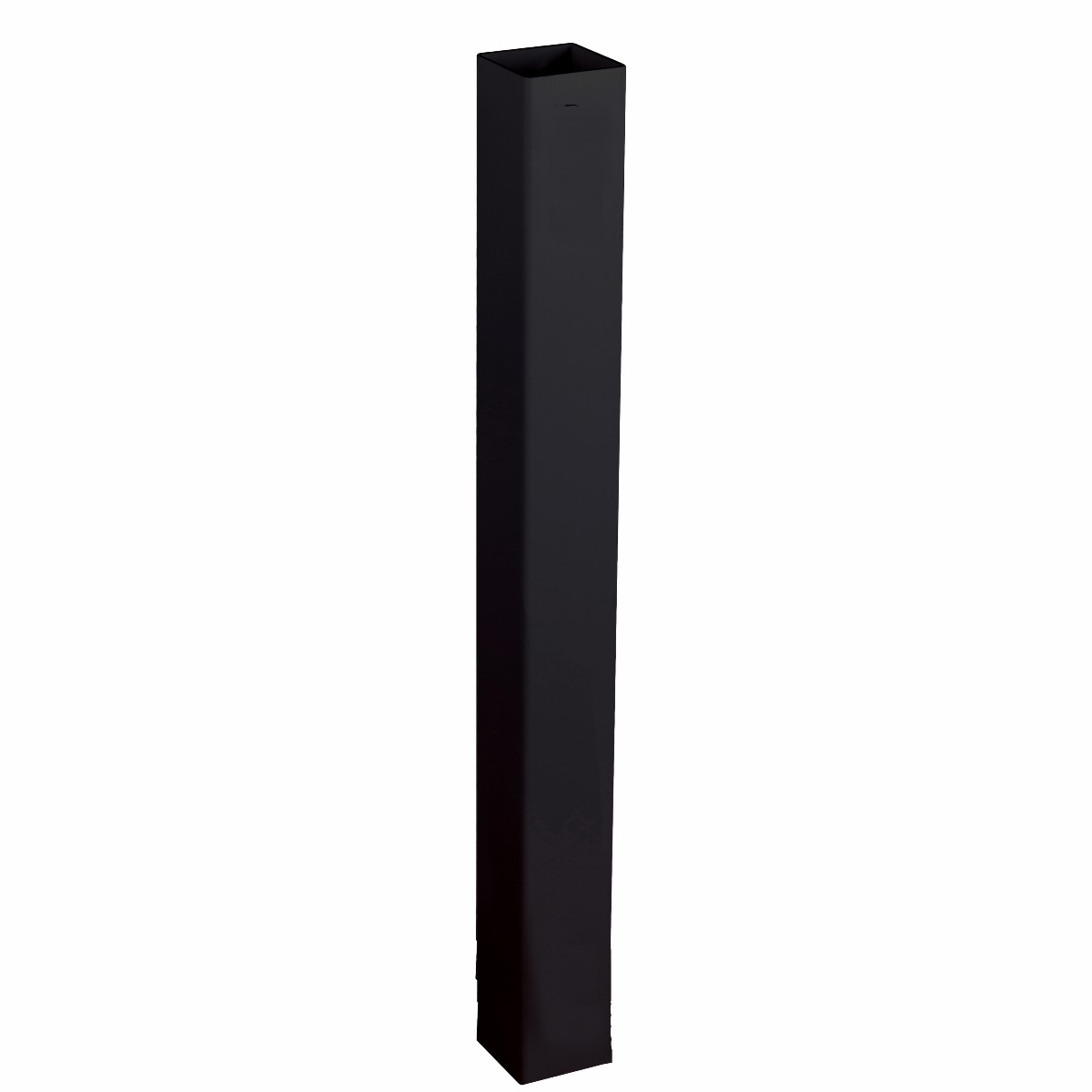 Stolpe for trapp og glass til Vinylrekkverk 100cm Sort